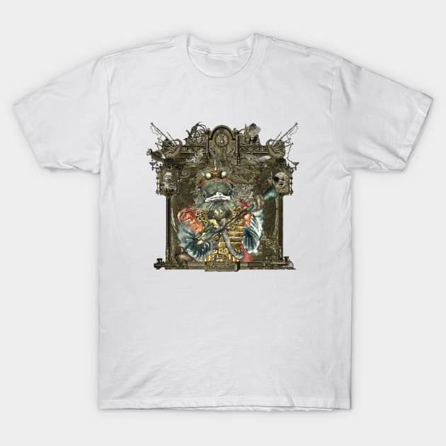 Steampunk Bird Sky Patrol with Delicate Frame T-Shirt by FelisSimha